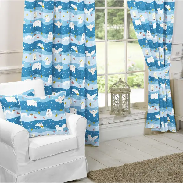 Çocuk Odası Fon Perde Evim 677 Kumaşı Kalındır Duck Bezi Değildir