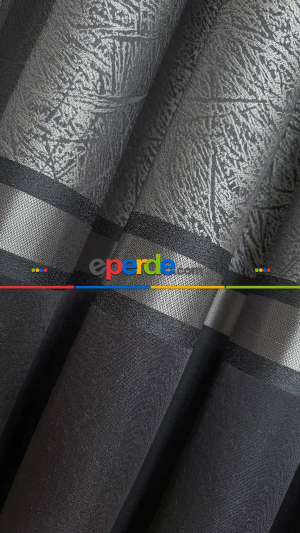 Antrasit Gri Fon Perde, Pano Model