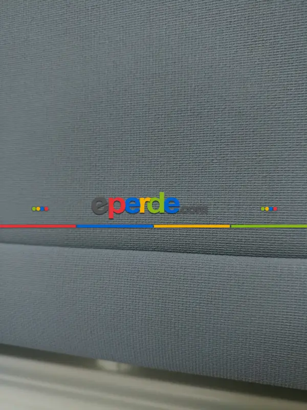 Yıkanabilir Pvc Mat Stor Perde - Gri 1. Kalite- Gri-Füme-Antrasit