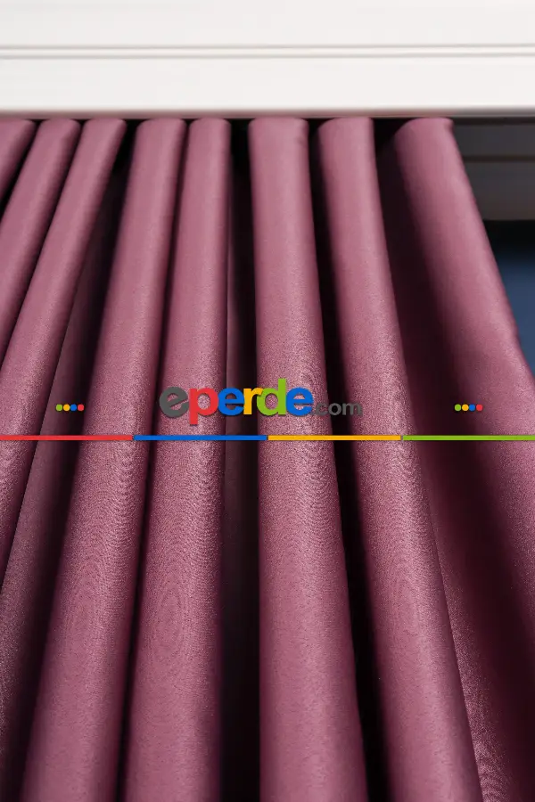 Gül Kurusu Işık Geçirmez Gül Blackaut Fon Perde