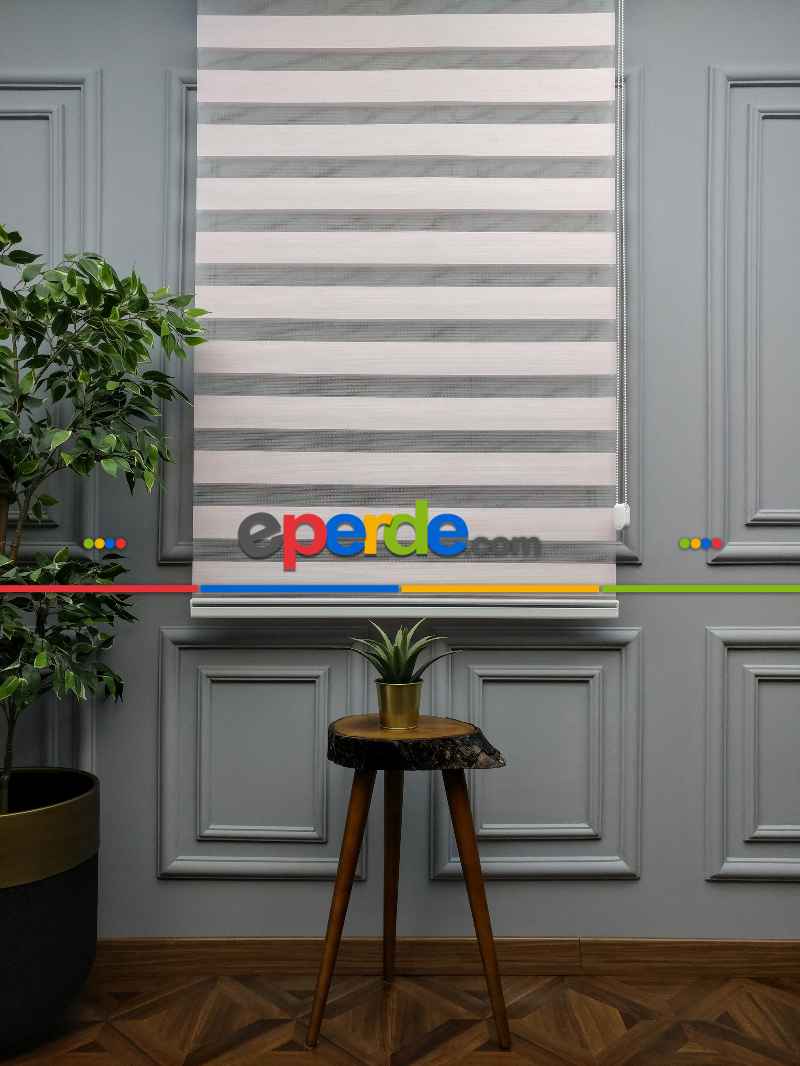 Genç Odası 2025 Sezonu - Zebra Perde - Bambu Zebra Perde- Pembe Açık