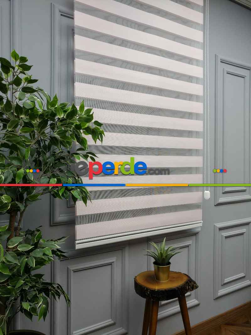 Genç Odası 2025 Sezonu - Zebra Perde - Bambu Zebra Perde- Pembe Açık