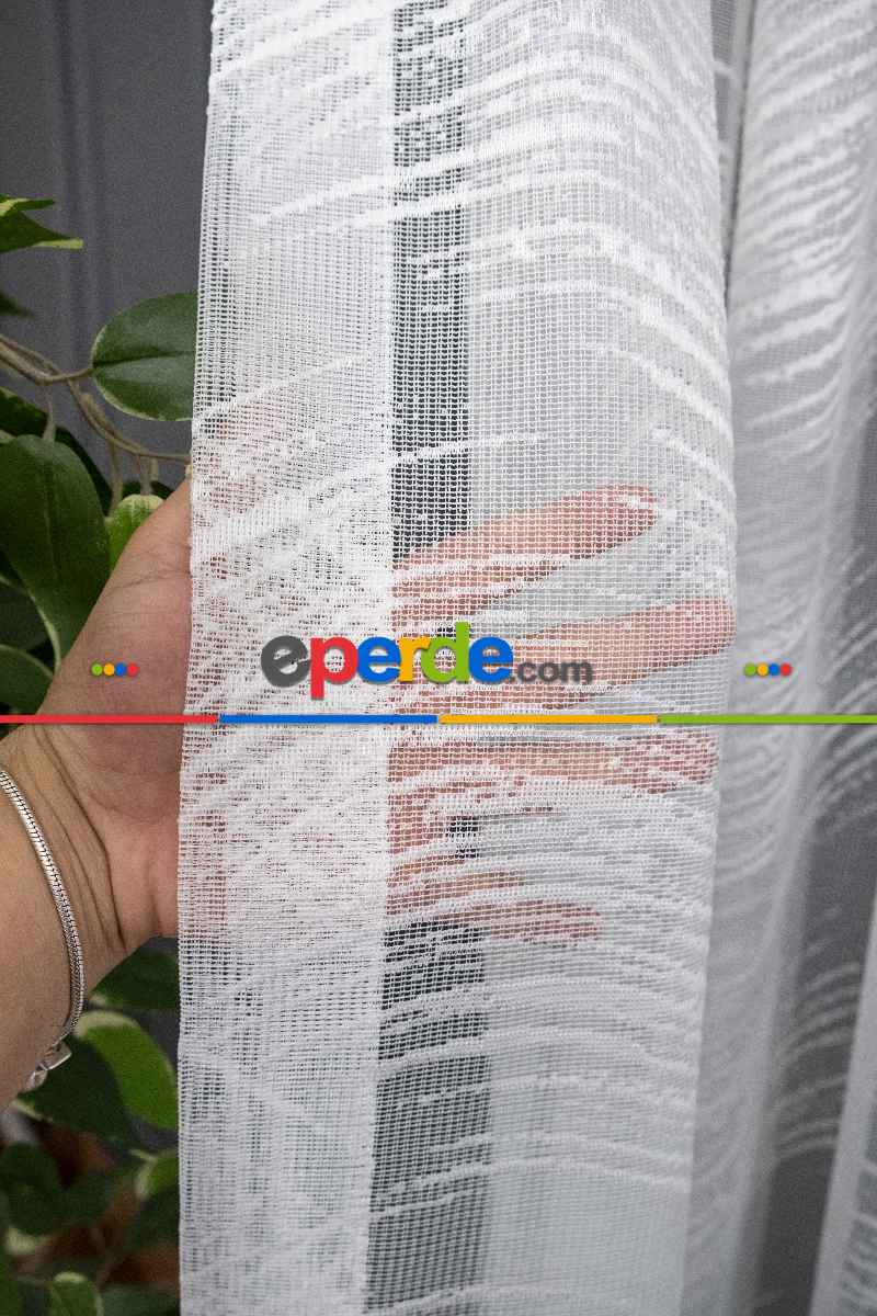 Fransız Dantel Örme Tül Perde - Yüksek Kalite Bt 1770