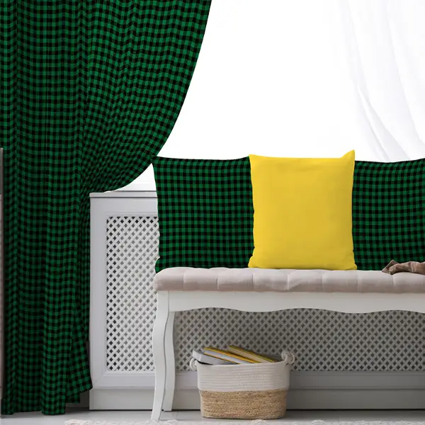 Salon Fon Perde Evim1619-3 Kumaşı Kalındır Duck Bezi Değildir- Mavi-beyaz