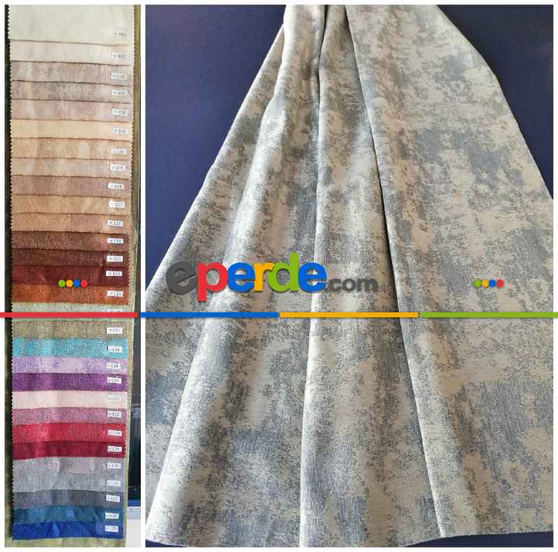 Elif Düz Jakar Dokuma Fon Perde - 29 Renk Seçenekli