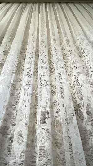 Hazır Ölçülü Fileli Örme Eteği Desenli Normal Pileli Tül Perde