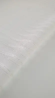 Yatak Odası - Çizgili Sim Çizgili Gümüş Metal Sim Çizgili Tül