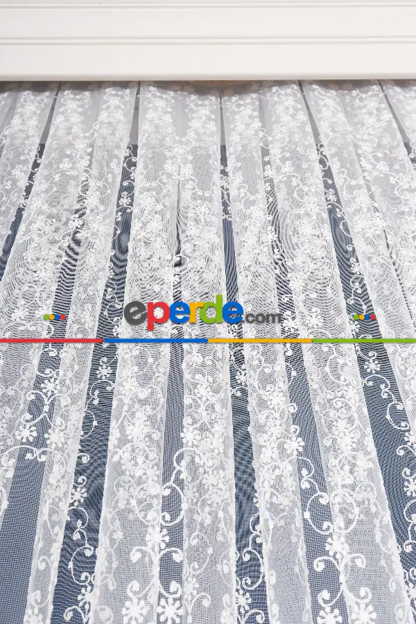 Yatak Odası - Brode Işlemeli Tül Perde Özel Seri 901