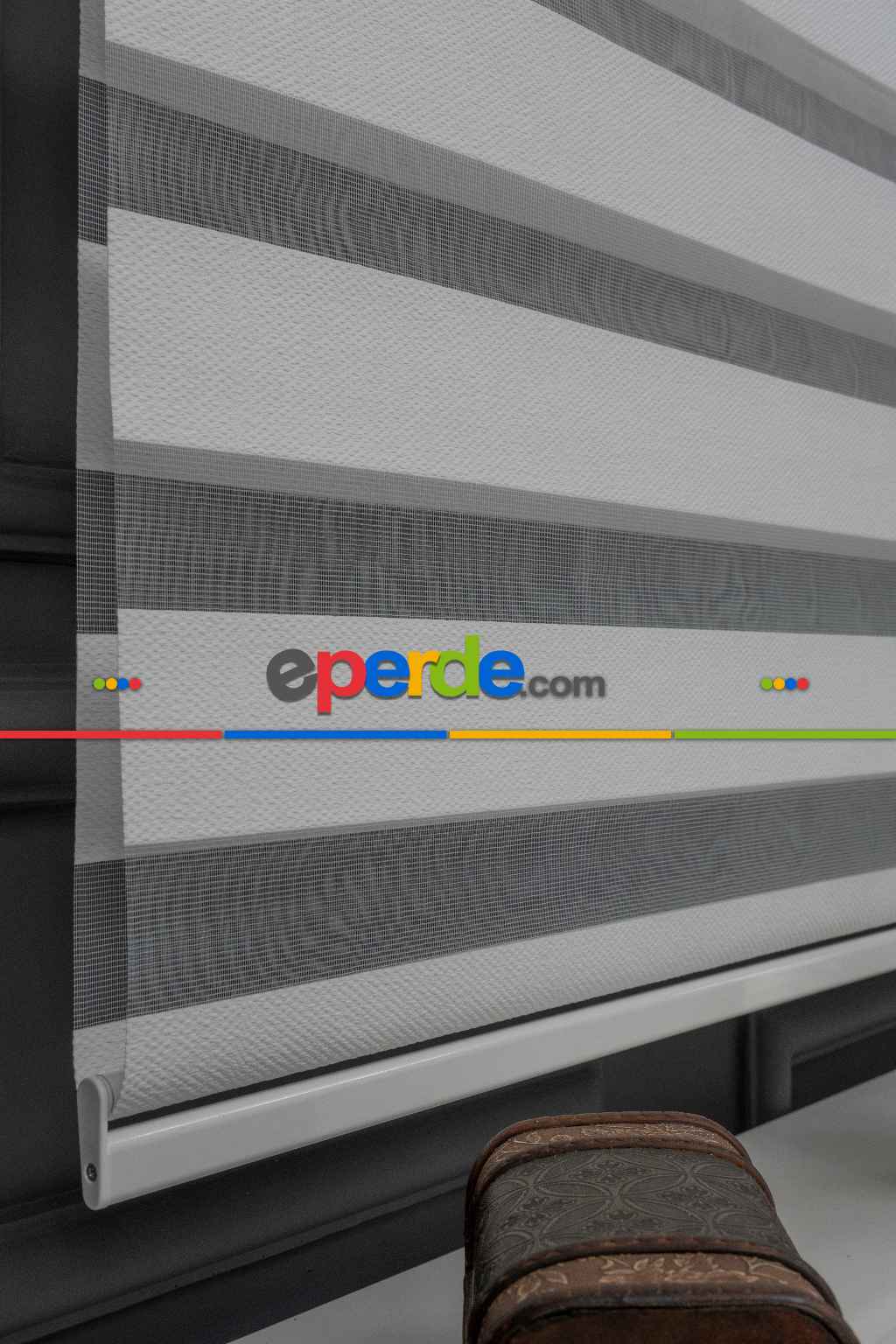 Zebra Perde - Düz Zebra Perde Kalın Dokulu