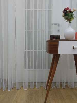 Düz Tül-grek Tül Perde - Petek Zemin (dökümlü) Ekru Renk Kırık Beyaz-hatasız Orjinal- Ekru