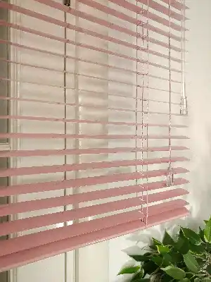 Nova Alamunyum Jaluzi 25 Mm- Pembe Pudra Pembe