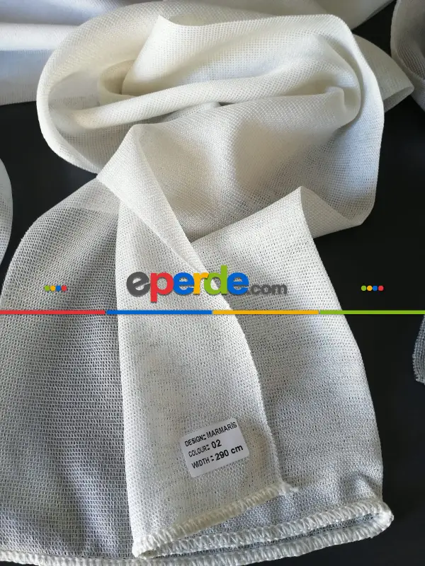 Örme Yumuşak Dokulu Marmaris Serisi Düz Tül - 3 Renk Seçenekli