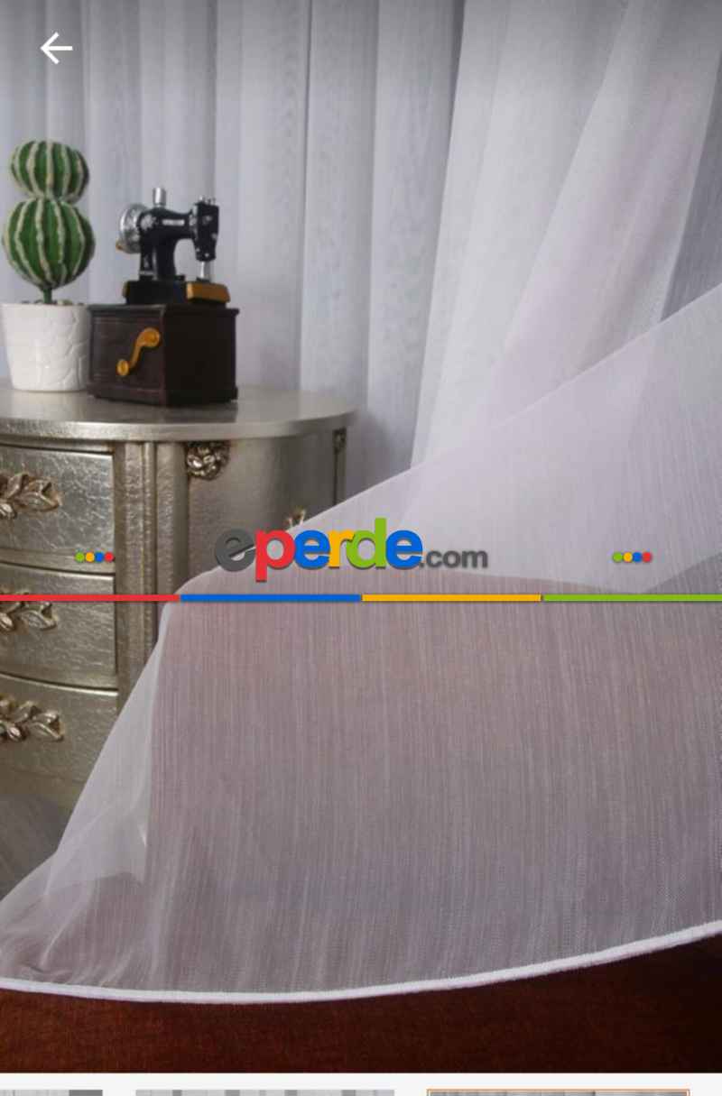 Hafif Keten Armür Tül Kampanyalı Fiyat !! Ekru Renk Kırık Beyaz- Ekru - Kurşunlu Tül