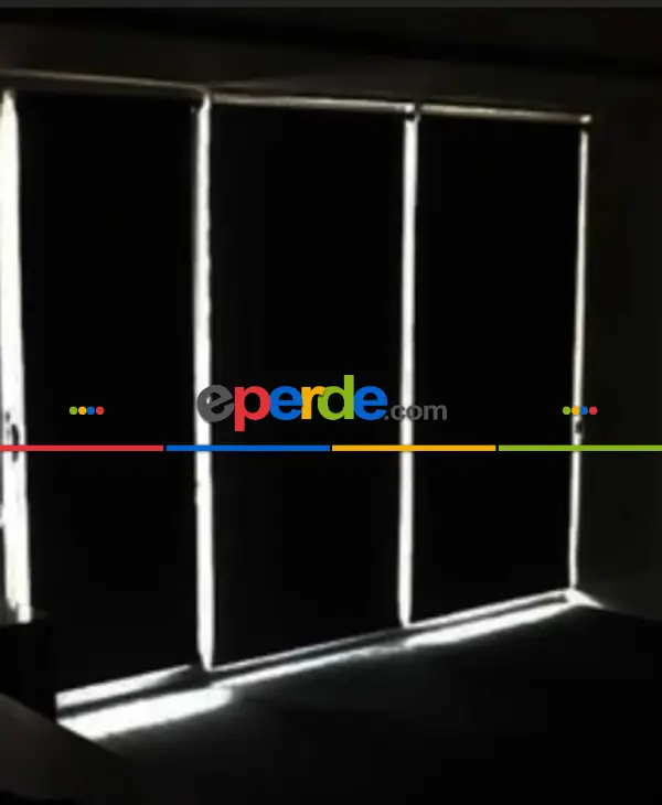 Brillant Karartma Stor Perde- Beyaz