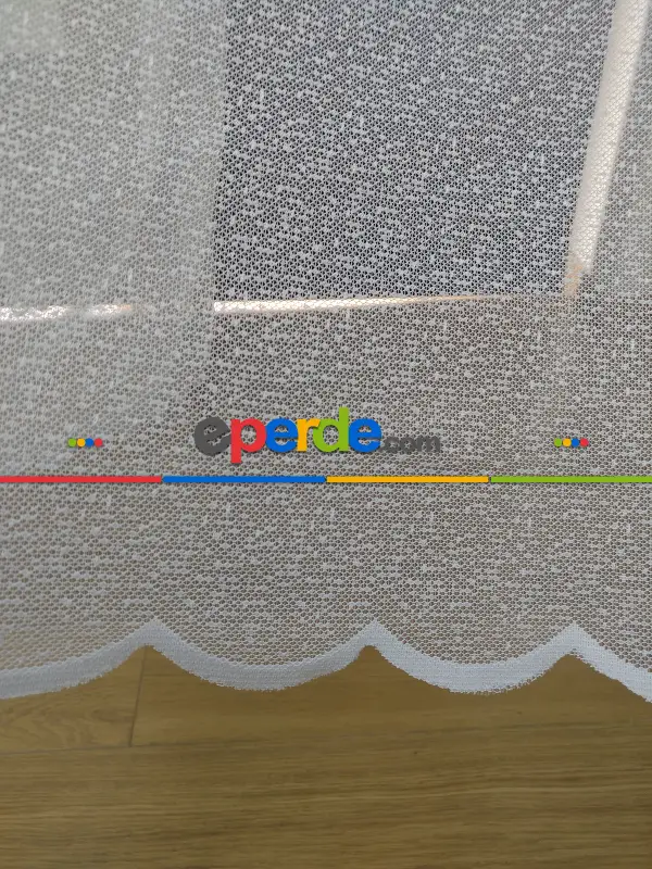 ( Orjinal ) Kdk Spor Desen Salon Fransız Dantel Tül Perde 