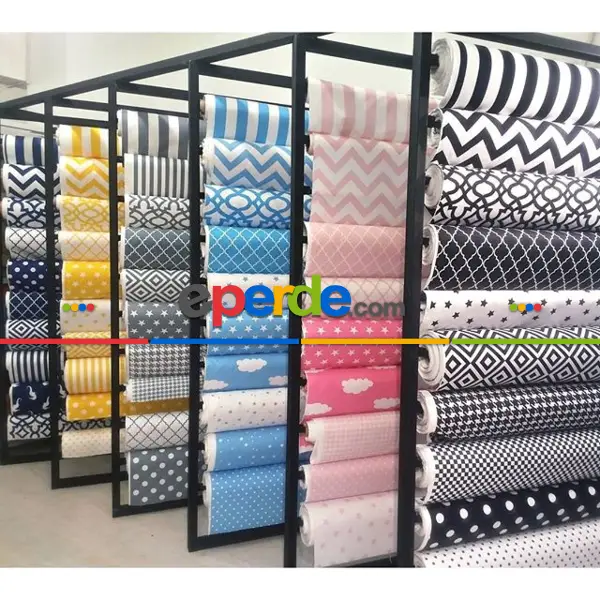 Renkli Çizgili Fon Perdeler Çoklu Renk Seçenekleri İle - Kumaşı Kalındır-renkler Kalıcıdır- Yeşil-Mavi-Gri-Füme-Antrasit-Kırmızı-Beyaz-Pembe-Pudra