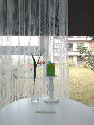 Hazır Ölçülü Spor Desen Fransız Dantel Tül Perde