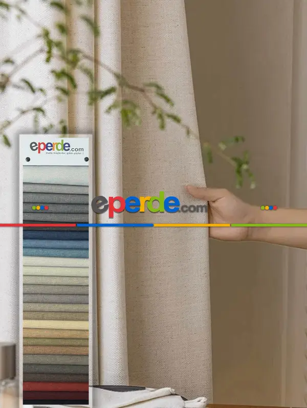 26 Farklı Renk Premium %90 Blackout Karartma Keten Fon Perde