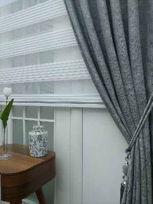 Gri - Düz Jakar Fon Perde- Gri-füme-antrasit-gri Açık