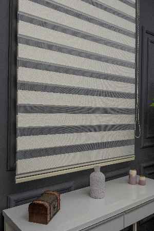 Zebra Perde - Düz Zebra Perde Kalın Dokulu