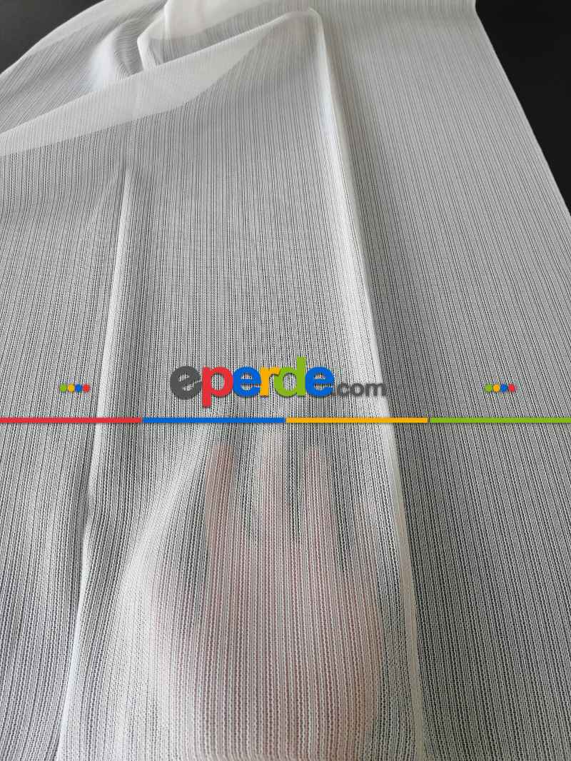 Yatak Odası - Dora Zırh Kapatıcılığı Yüksek Tül Perde - Ekru