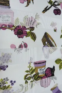 Mutfak Zebra Perde- Eflatun