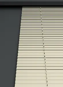 Mutfak - 1. Kalite Krem- Alüminyum Jaluzi Perde - 25mm Kalınlığında