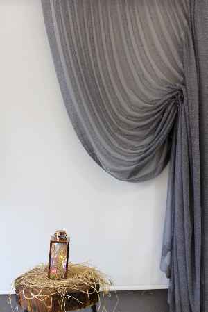 Mekanizmalı Fon Perde Füme- Füme