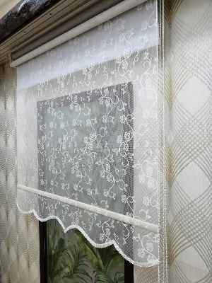 Çifli Sistem Tül Ve Stor Perde Bdz ( 824 )- Beyaz