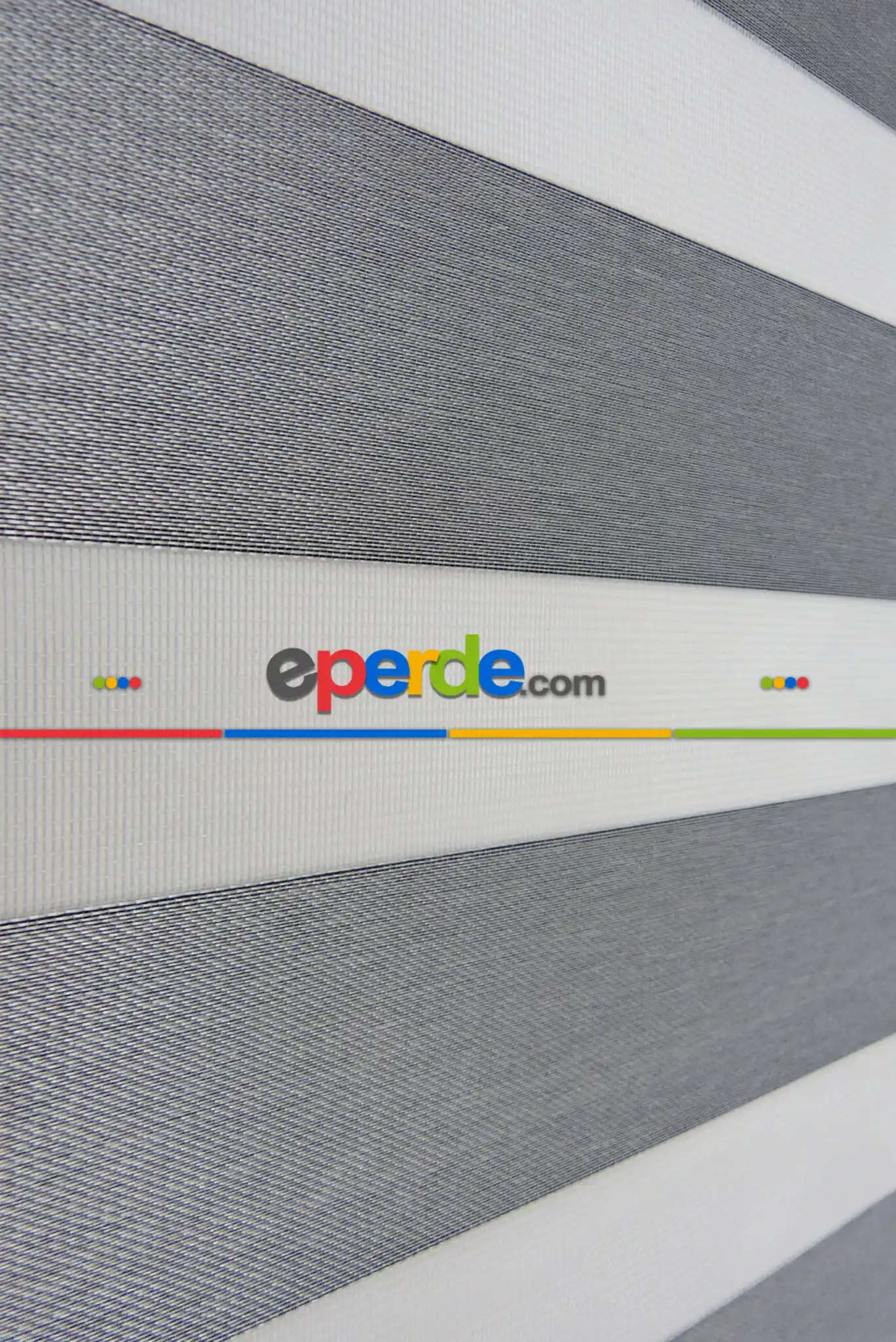 Karartma Zebra Perde Blackout) Işık Geçirmez- Gri-füme-antrasit