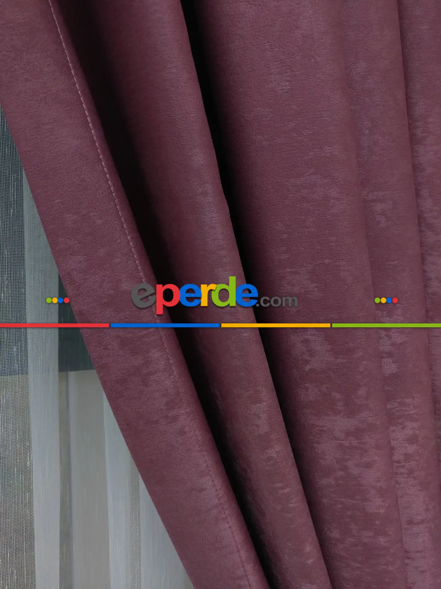 Soft Fon Perde- Gül Kurusu Açık