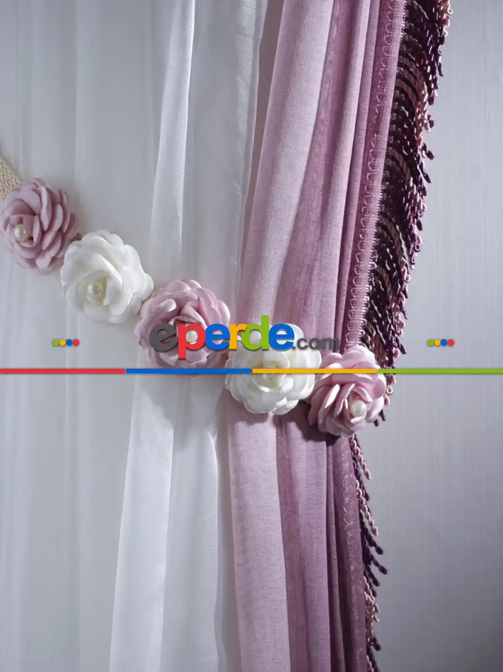 Pembe Çiçek Braçol Fon Bağı