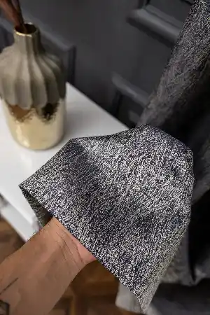 Outlet Dökümlü Jakarlı Modern Desen Fon Perde 1.kalite 100 Cm X 256 Cm