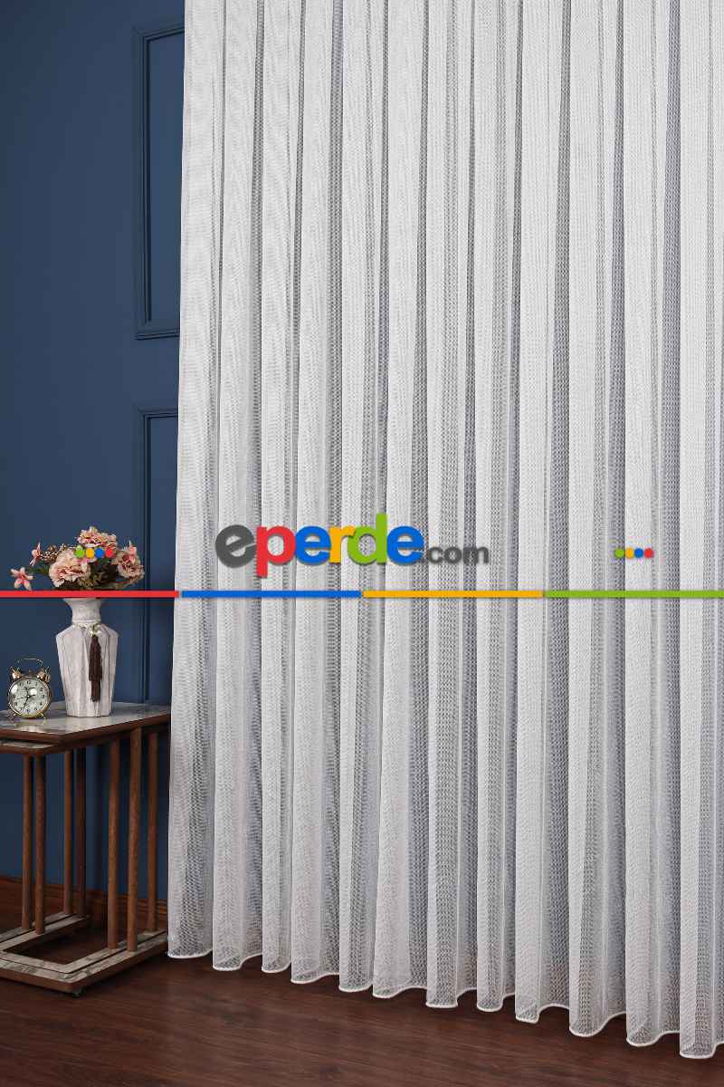 Salon Tül - Powel Düz Tül Perde Ütü İstemez