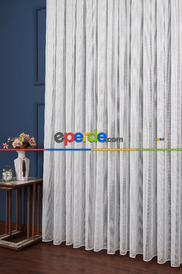 Salon Tül - Powel Düz Tül Perde Ütü İstemez