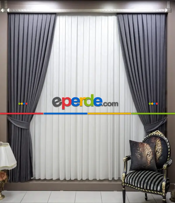 Panama Fon Perde - Geniş En - Her Ölçüde Ve Renkte