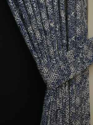 En Yeni Mutfak Fon Perde Modelleri 2021 ( Leke Tutmaz )- Lacivert-bej