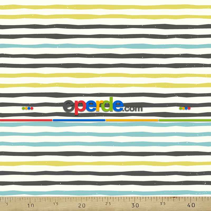 Spor Mutfak Perdesi Kanat Fon Perde Desenli- Siyah