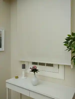 Stor Perde Pastel Simli Serisi (pvc Kaplama) Kalın Dokulu- Krem İnci
