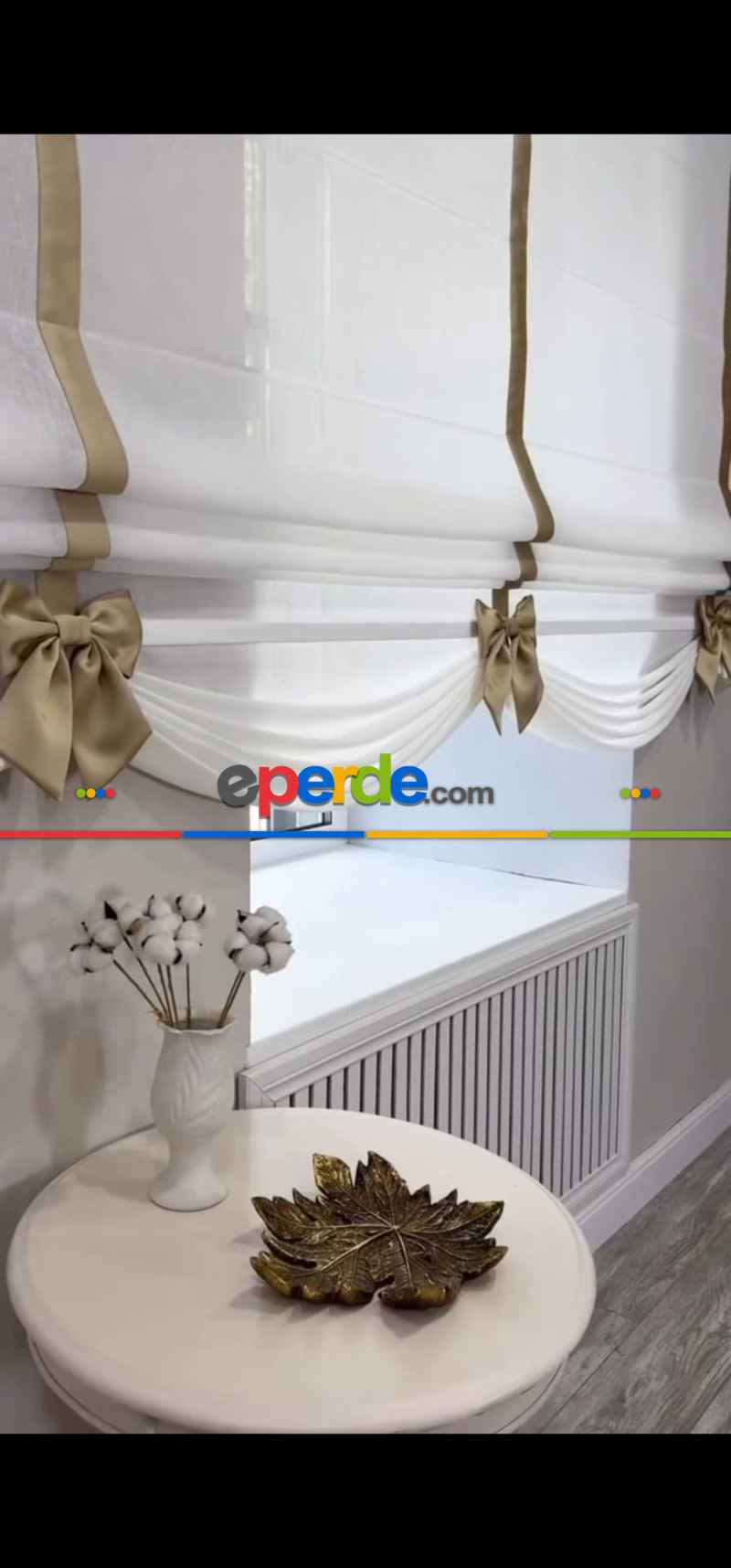 Katlamalı Keten Tül Perde – Biyeli Ve Fiyonk Detaylı Özel Tasarım