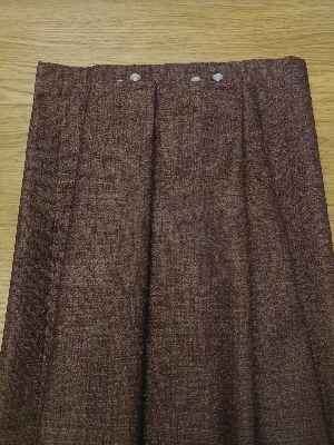 Koyu Mor Jakar Fon Perde