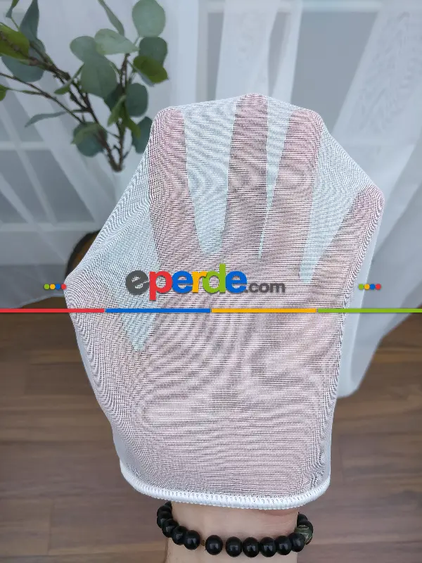 Salon Tül - Dönergücü Zemin Tül Perde Beyaz Renk 1.kalite- Beyaz