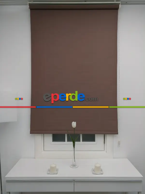 Yıkanabilir Pvc Mat Lüx Stor Perde - Acı Camel 1. Kalite- Açık Camel