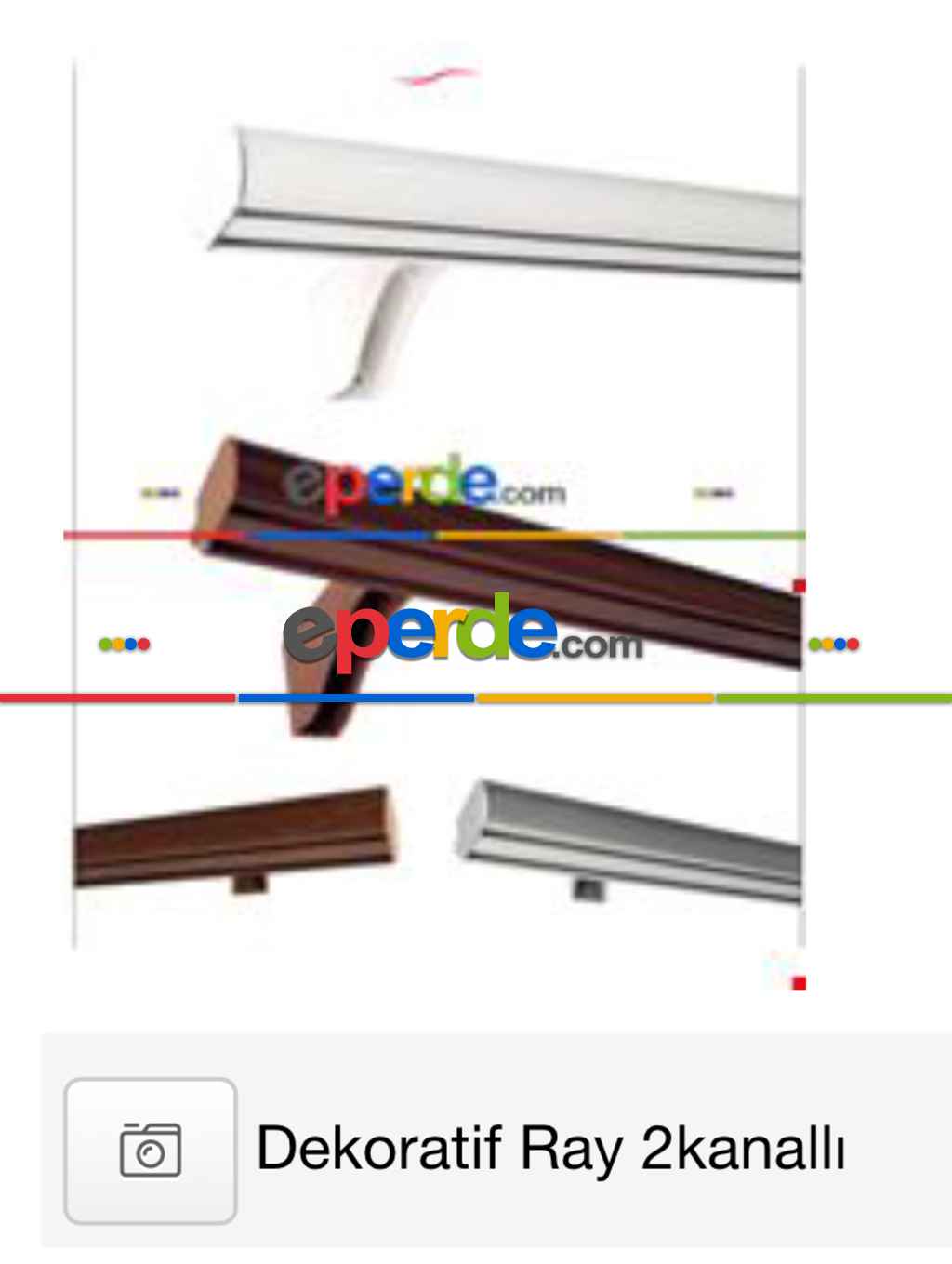 Dekoratif Ray 2kanallı-kahve-krem-beyaz