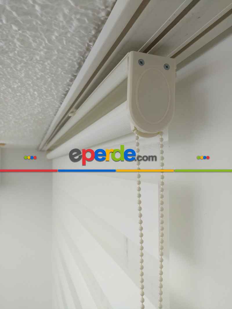 Zebra Perde - Düz Zebra Perde- Ekru