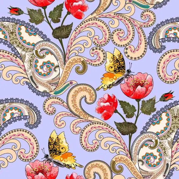 Kelebek Ve Çiçek Desenli Fon Perde Evm799 Kumaşı Kalındır Duck Bezi Değildir- Sarı-Beyaz-Pembe