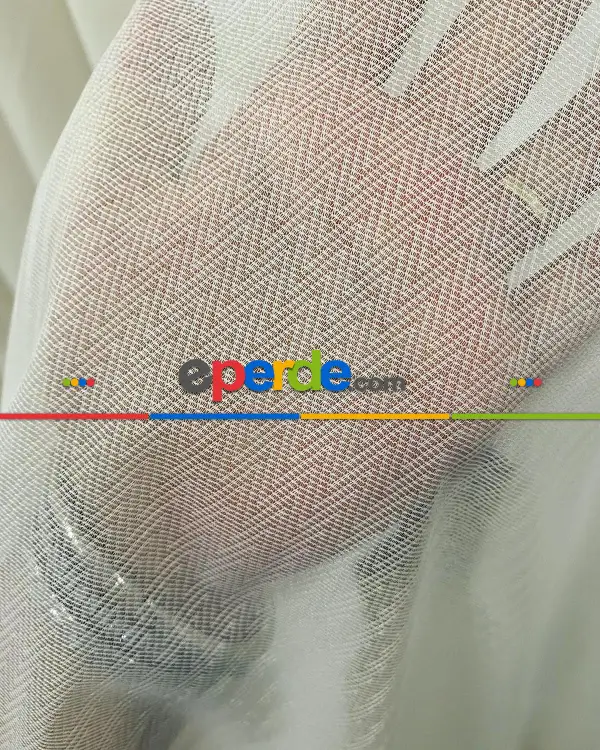 Brillant Balık Sırtı Desen Tül Orjinal 1. Kalite