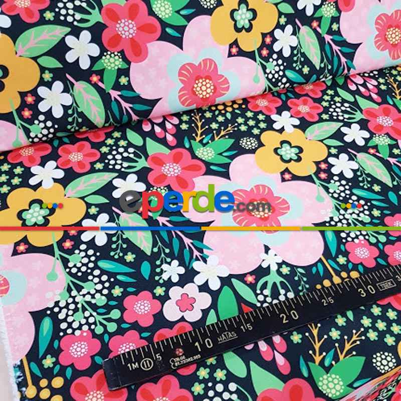 Mutfak Fon Perde- Siyah