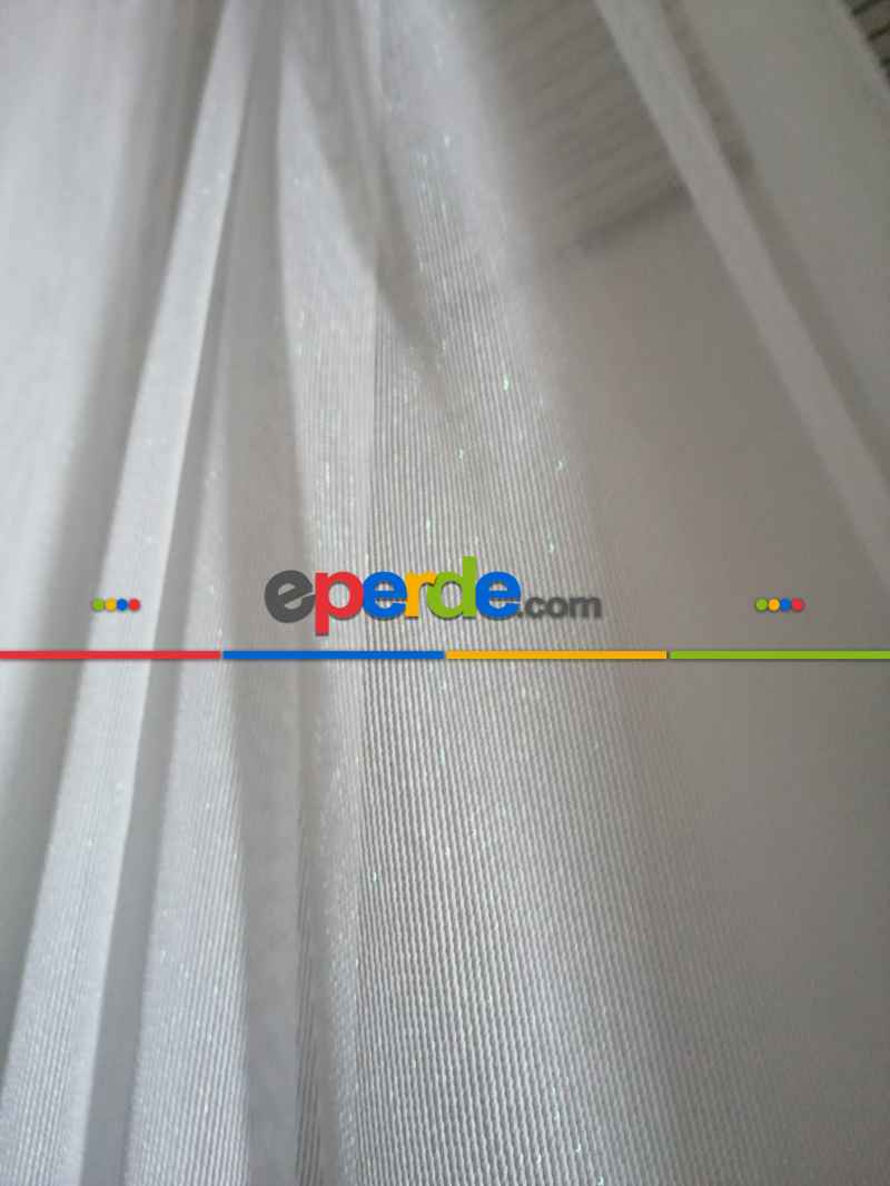 Yatak Odası - Leor Zırh Güneş Işığında Parlayan Tül Perde - Sedef