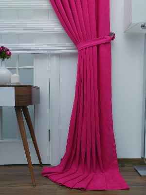 Fuşya Pembe - Düz Fon Perde- Fuşya